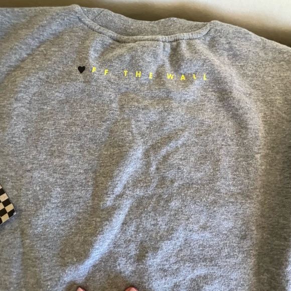 Vans Off the Wall sweatshirt & bucket hat set girls sz small. Adorable! New! - Picture 8 of 12